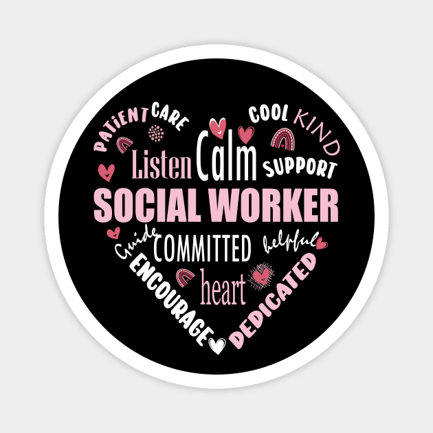 Social Worker Month 2024 Social Worker Appreciation Magnet by AlmaDesigns